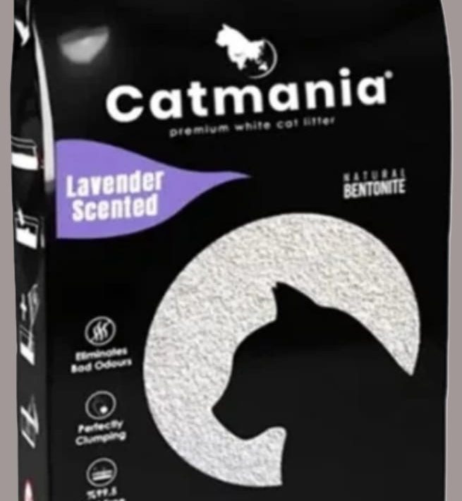 Arena Sanitaria Catmania 17 kg, 20 lts Lavanda